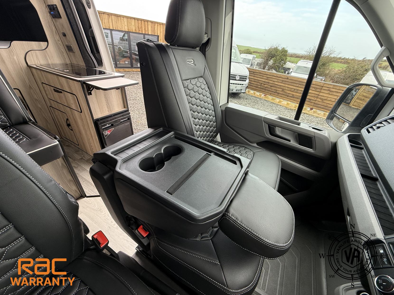 Volkswagen Crafter Diesel heater-Toilet-Sink-Hob-Fix bed-Wardrobe-Overhead lockers- Aircon