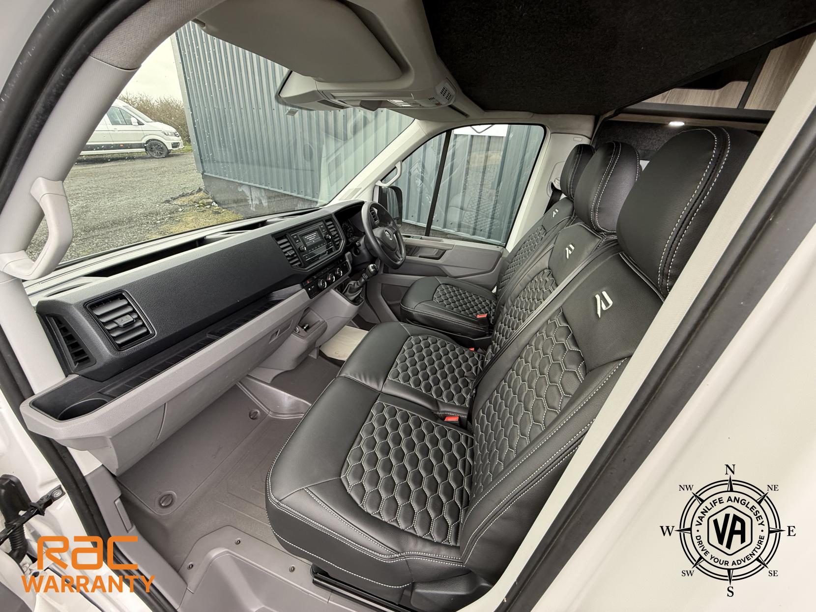 Volkswagen Crafter Diesel heater-Toilet-Sink-Hob-Fix bed-Wardrobe-Overhead lockers- Aircon