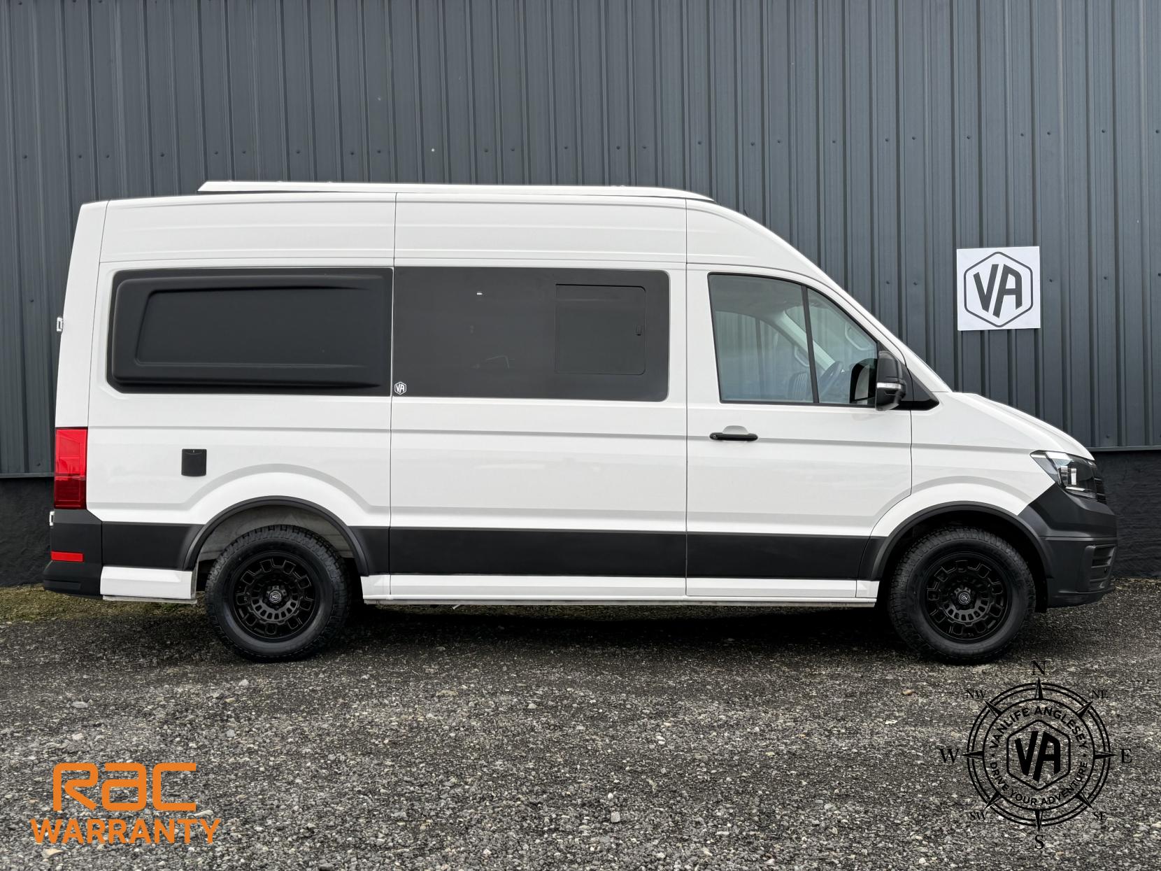 Volkswagen Crafter Diesel heater-Toilet-Sink-Hob-Fix bed-Wardrobe-Overhead lockers- Aircon