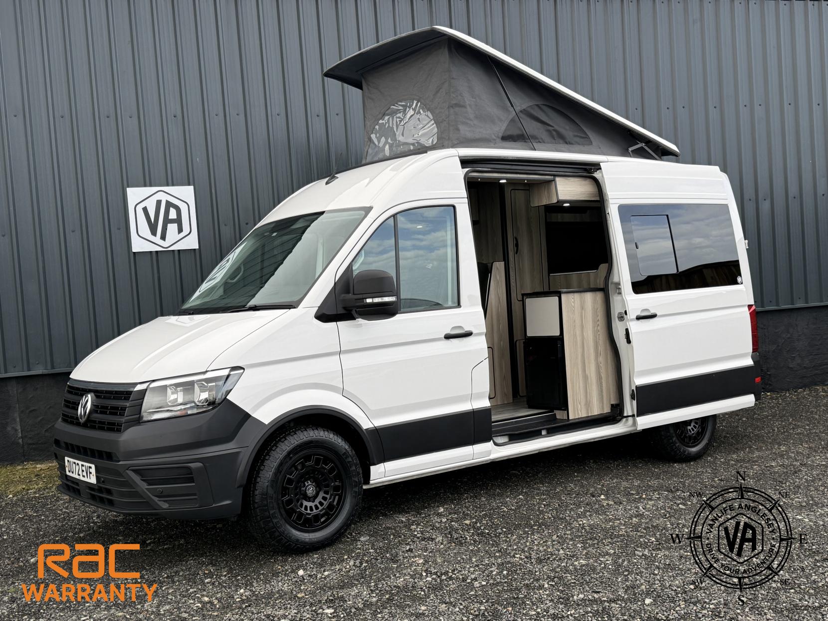 Volkswagen Crafter Diesel heater-Toilet-Sink-Hob-Fix bed-Wardrobe-Overhead lockers- Aircon