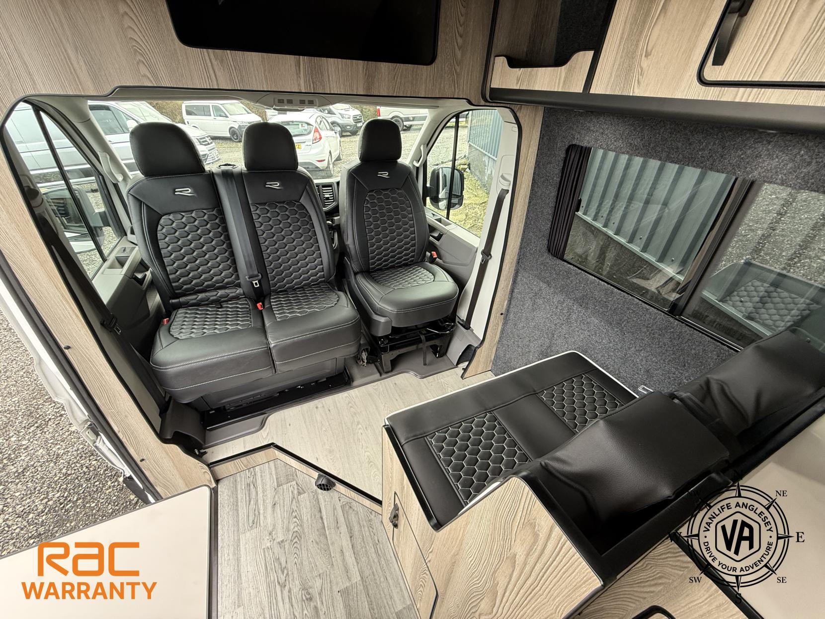 Volkswagen Crafter Diesel heater-Toilet-Sink-Hob-Fix bed-Wardrobe-Overhead lockers- Aircon