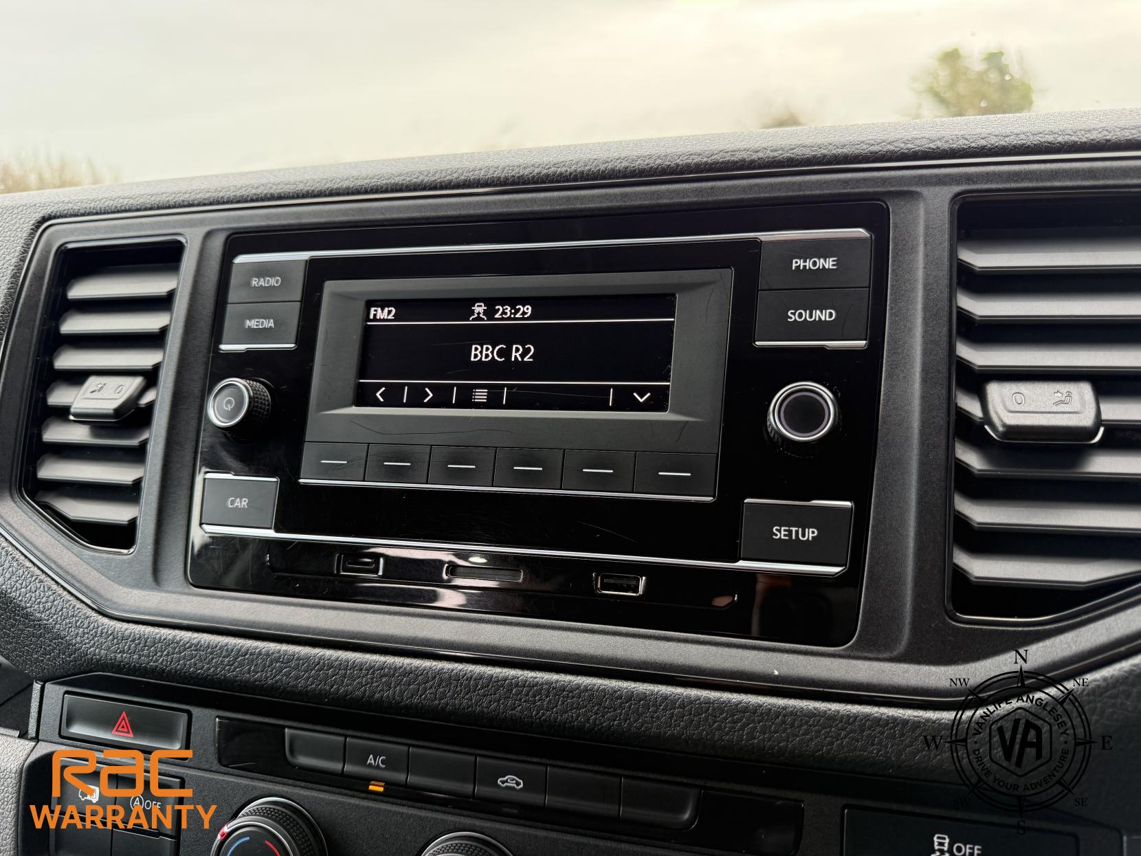 Volkswagen Crafter Diesel heater-Toilet-Sink-Hob-Fix bed-Wardrobe-Overhead lockers- Aircon