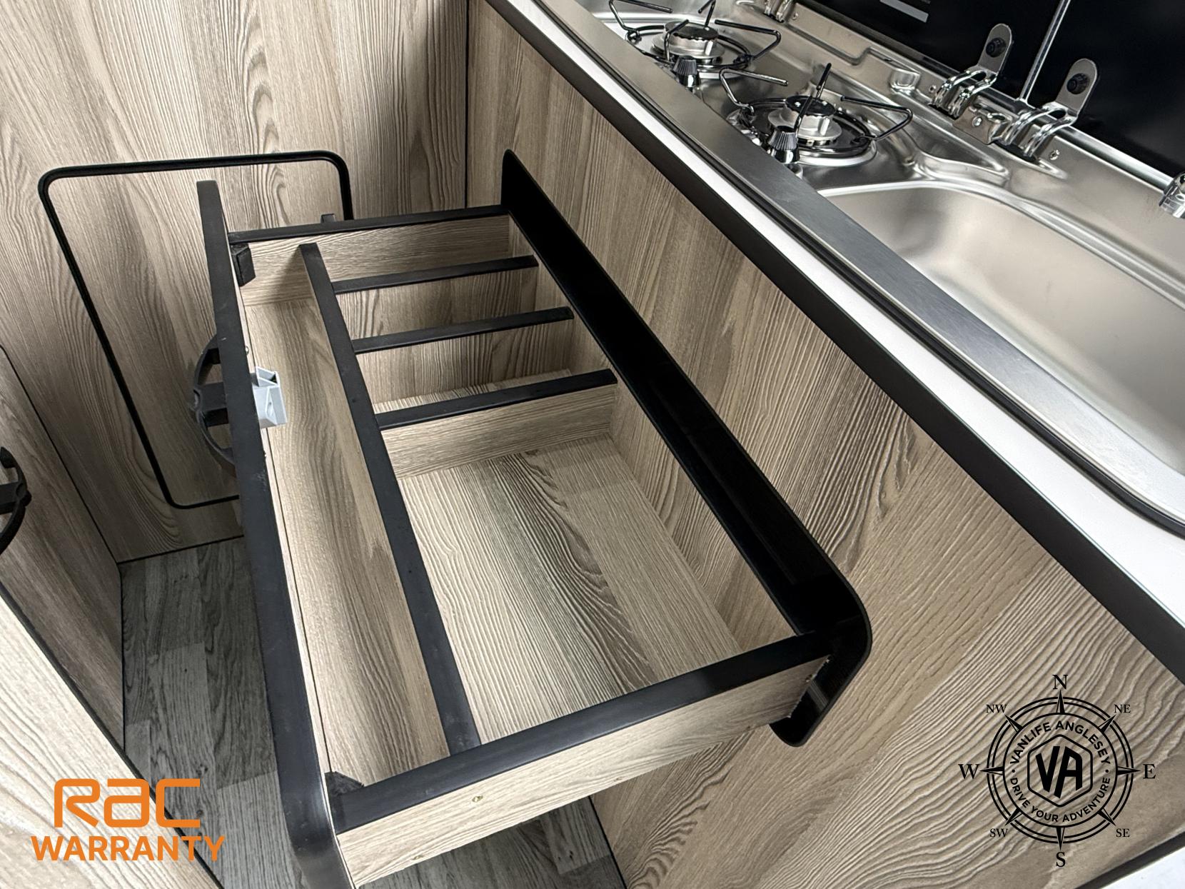 Volkswagen Crafter Diesel heater-Toilet-Sink-Hob-Fix bed-Wardrobe-Overhead lockers- Aircon