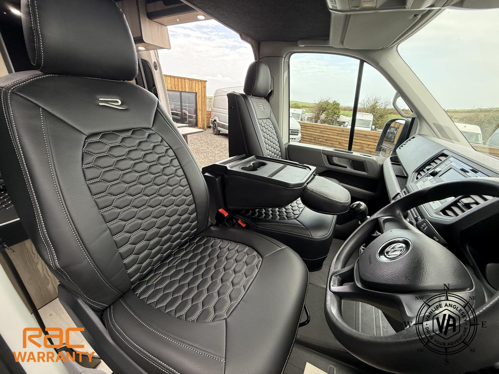 Volkswagen Crafter Diesel heater-Toilet-Sink-Hob-Fix bed-Wardrobe-Overhead lockers- Aircon