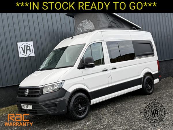 Volkswagen Crafter Diesel heater-Toilet-Sink-Hob-Fix bed-Wardrobe-Overhead lockers- Aircon