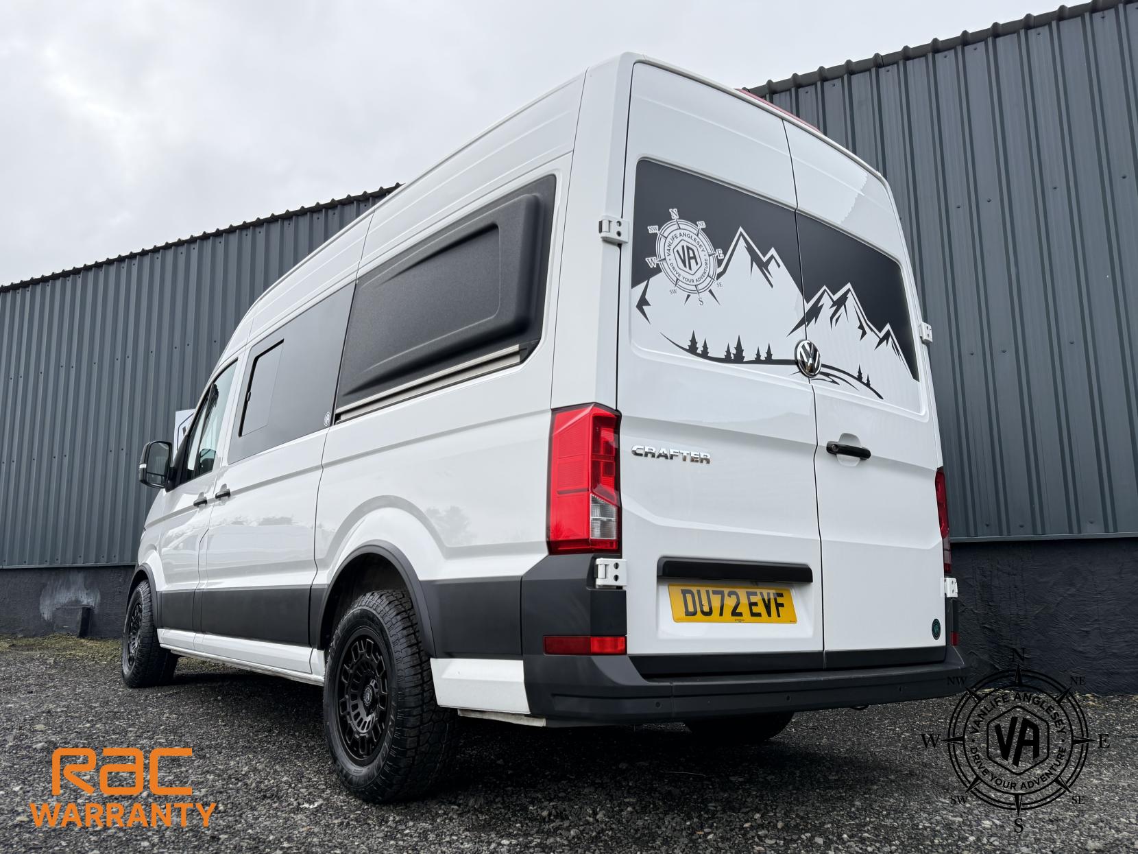 Volkswagen Crafter Diesel heater-Toilet-Sink-Hob-Fix bed-Wardrobe-Overhead lockers- Aircon