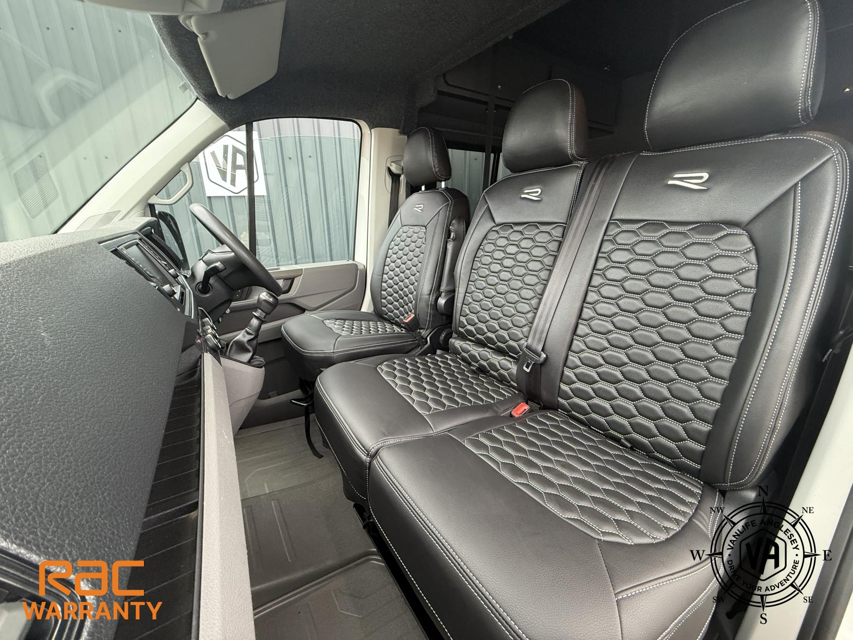 Volkswagen Crafter Diesel heater-Toilet-Sink-Hob-Fix bed-Wardrobe-Overhead lockers-Aircon-Satnav