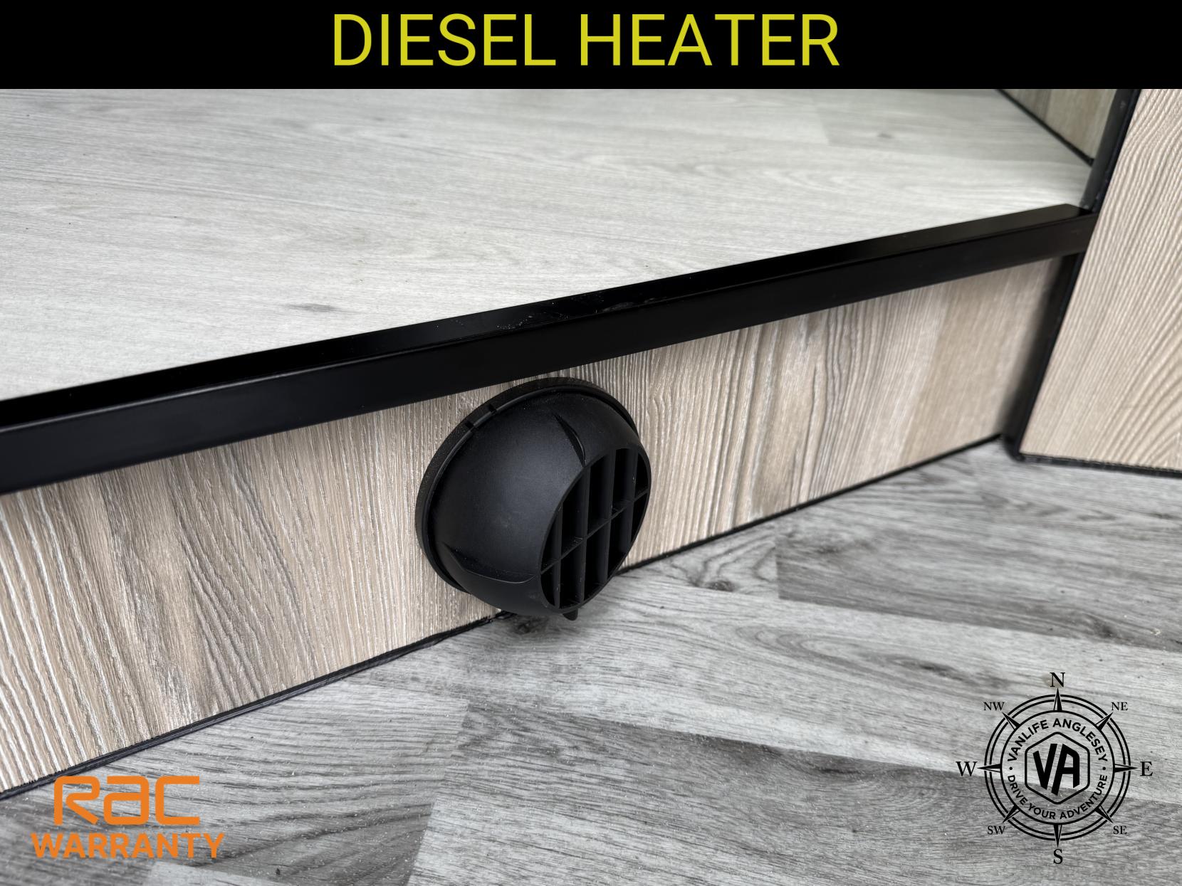 Volkswagen Crafter Diesel heater-Toilet-Sink-Hob-Fix bed-Wardrobe-Overhead lockers- Aircon