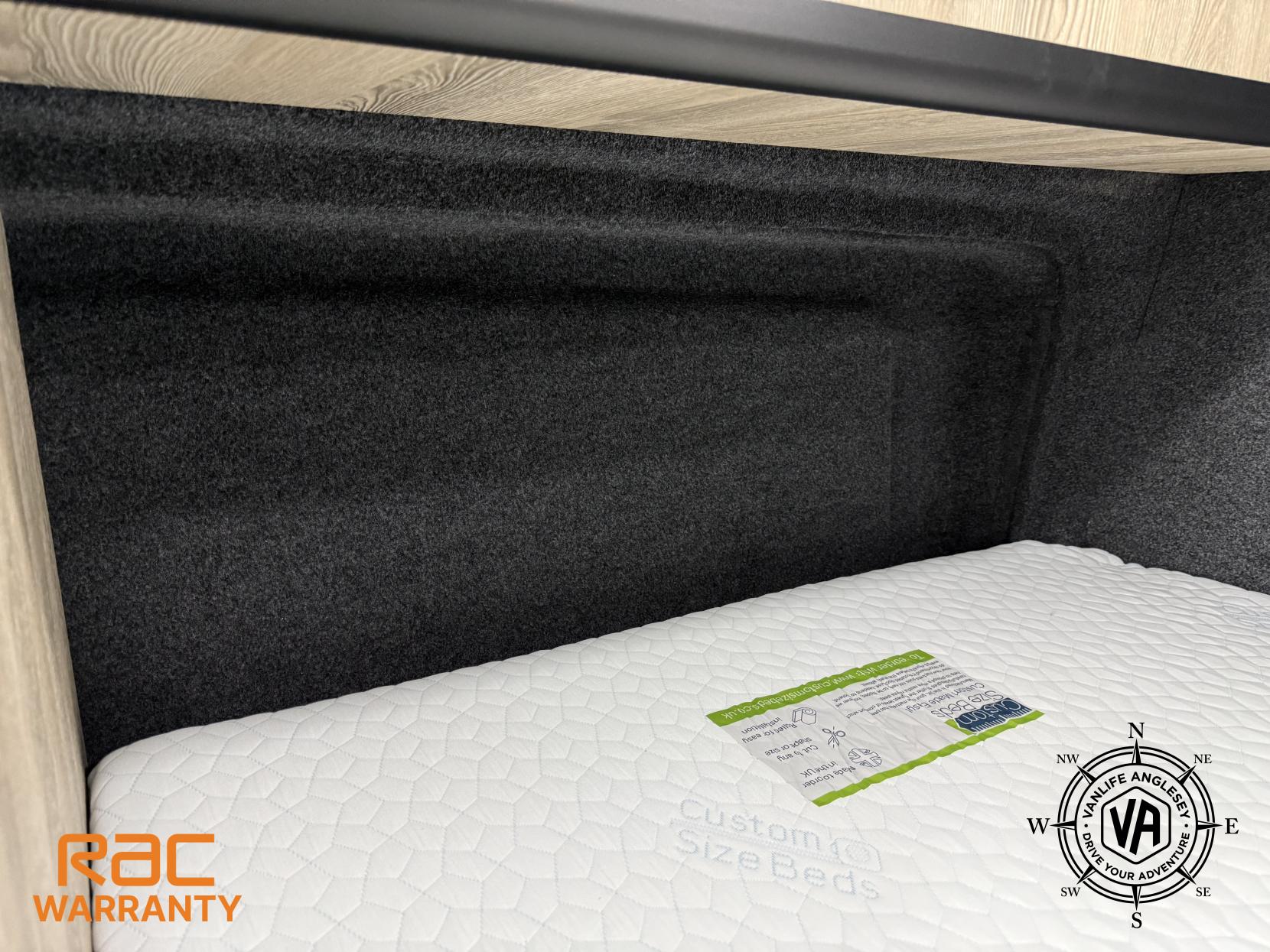 Volkswagen Crafter Diesel heater-Toilet-Sink-Hob-Fix bed-Wardrobe-Overhead lockers- Aircon