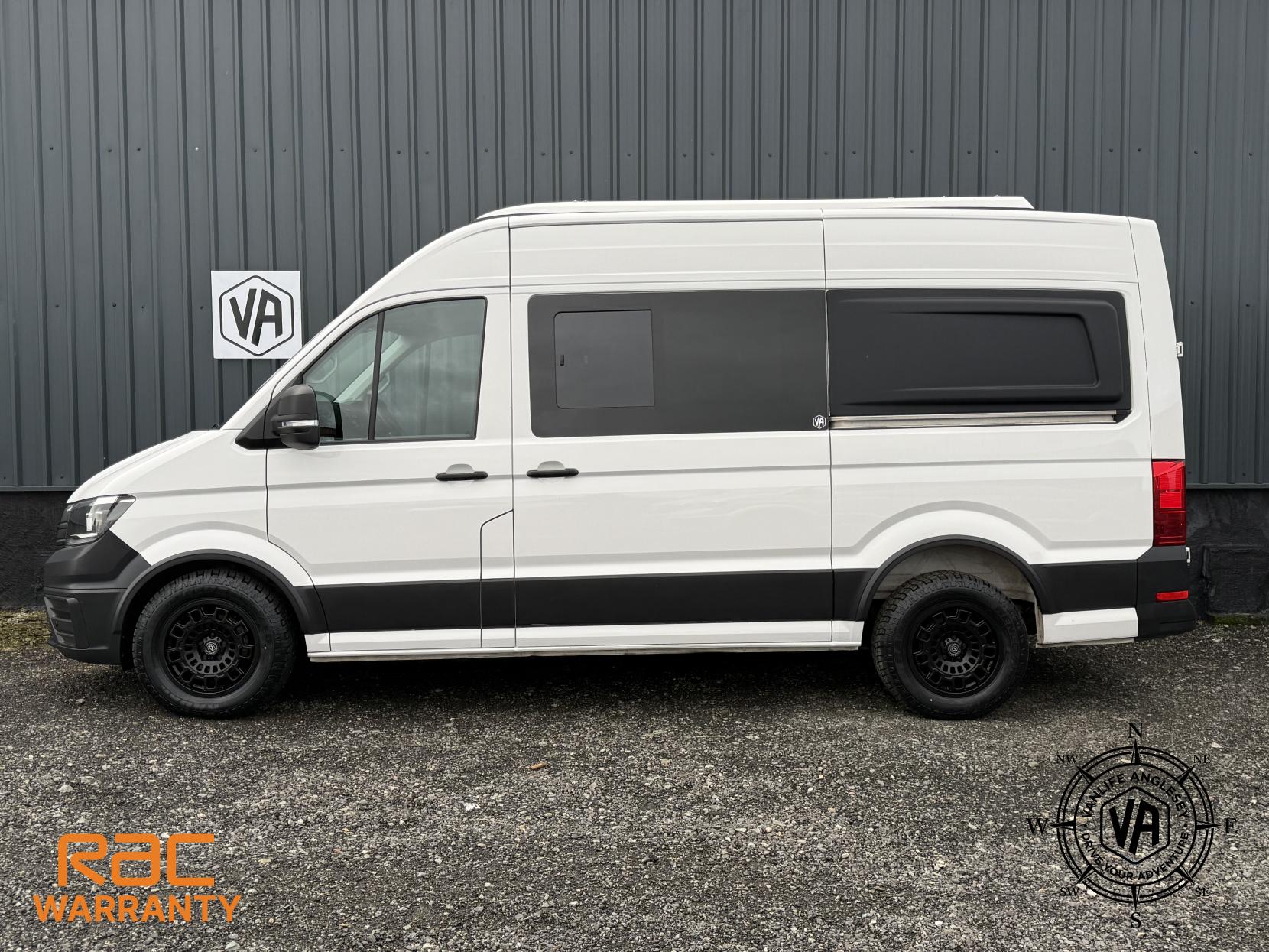 Volkswagen Crafter Diesel heater-Toilet-Sink-Hob-Fix bed-Wardrobe-Overhead lockers- Aircon