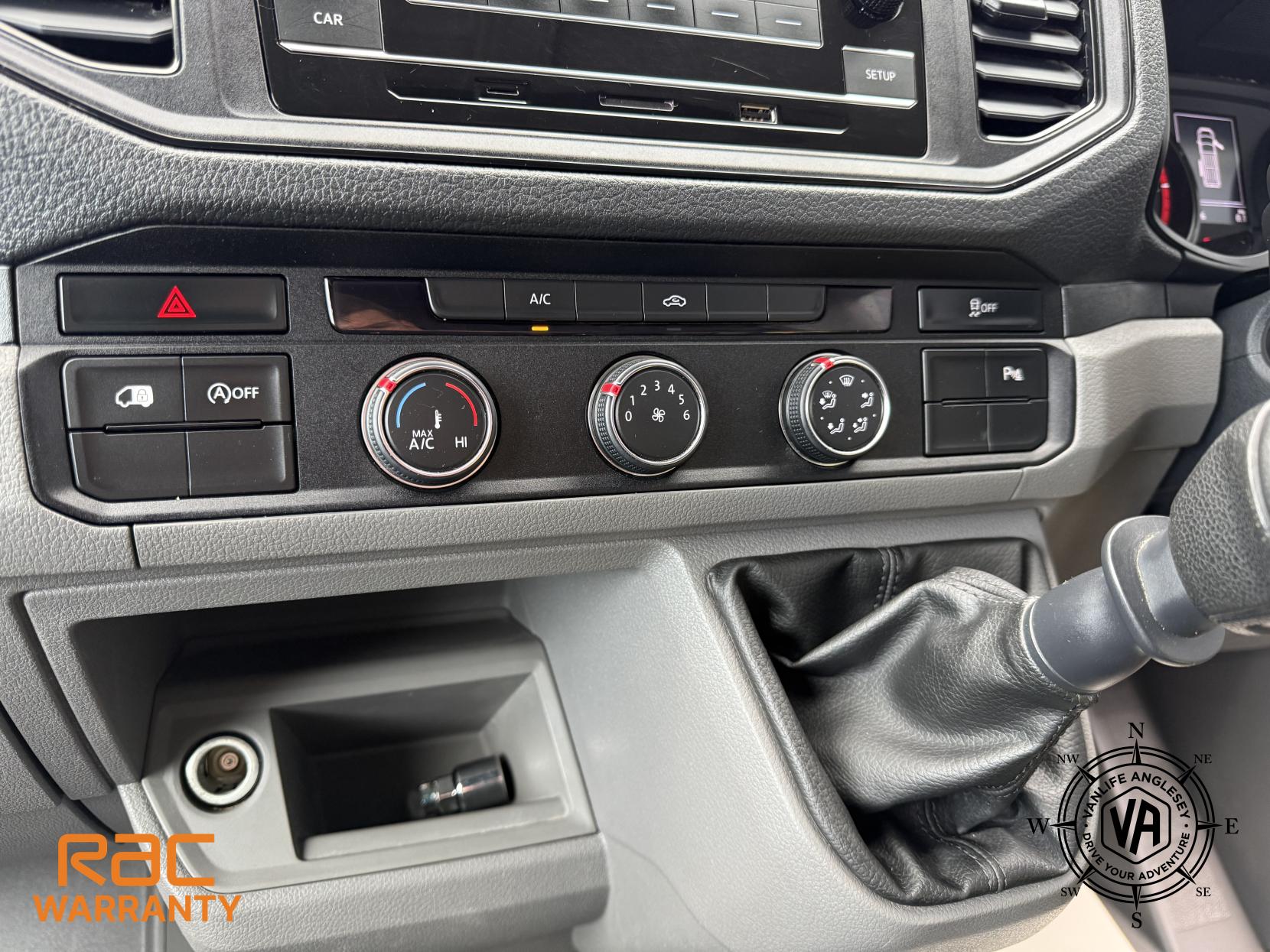 Volkswagen Crafter Diesel heater-Toilet-Sink-Hob-Fix bed-Wardrobe-Overhead lockers- Aircon