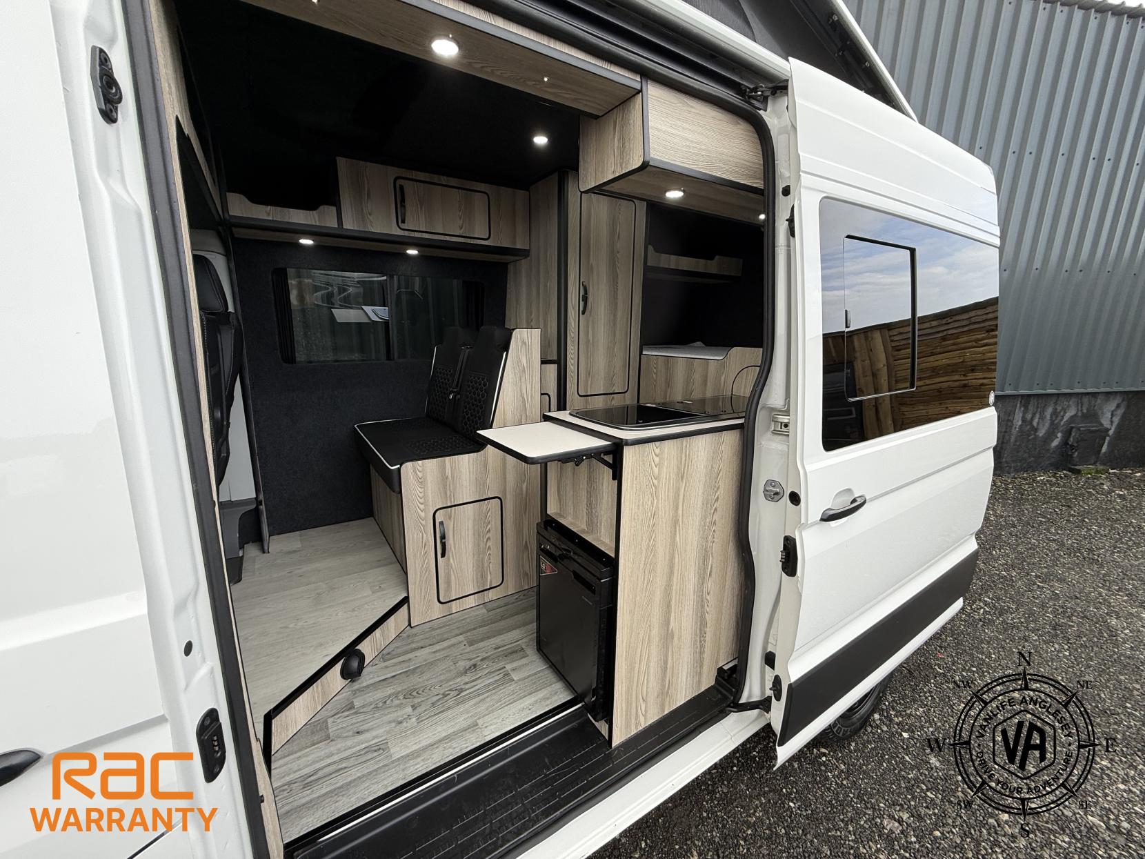 Volkswagen Crafter Diesel heater-Toilet-Sink-Hob-Fix bed-Wardrobe-Overhead lockers- Aircon