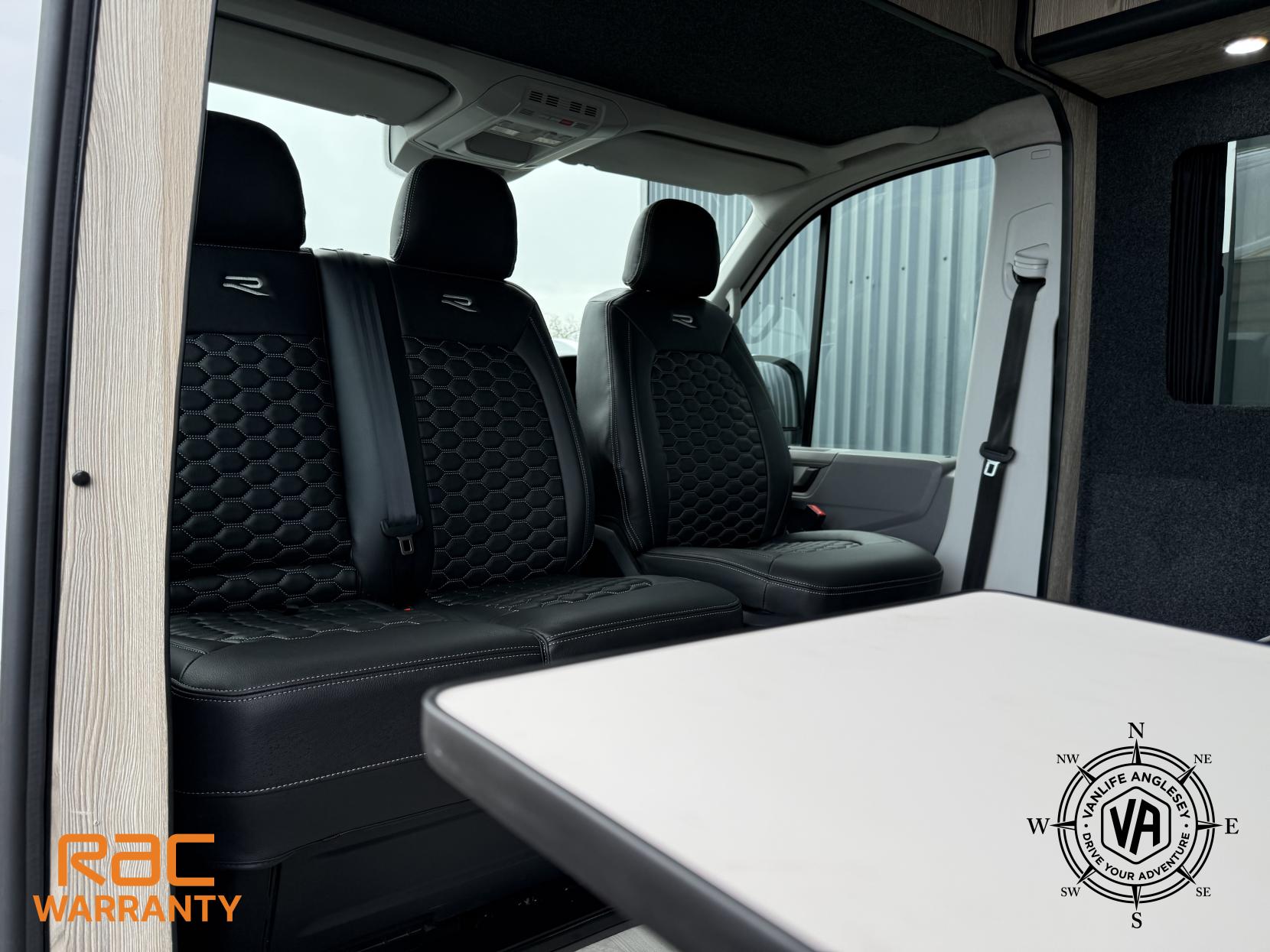 Volkswagen Crafter Diesel heater-Toilet-Sink-Hob-Fix bed-Wardrobe-Overhead lockers- Aircon