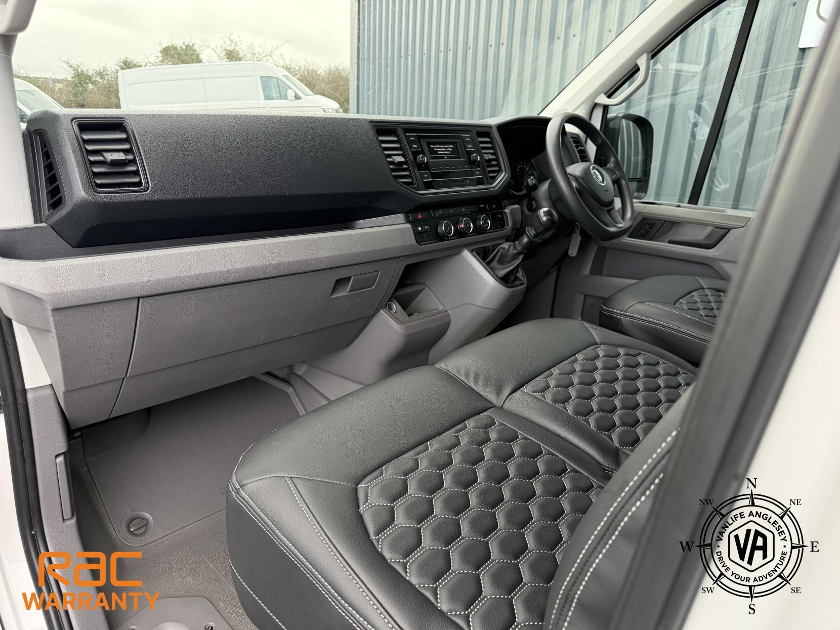 Volkswagen Crafter Diesel heater-Toilet-Sink-Hob-Fix bed-Wardrobe-Overhead lockers- Aircon