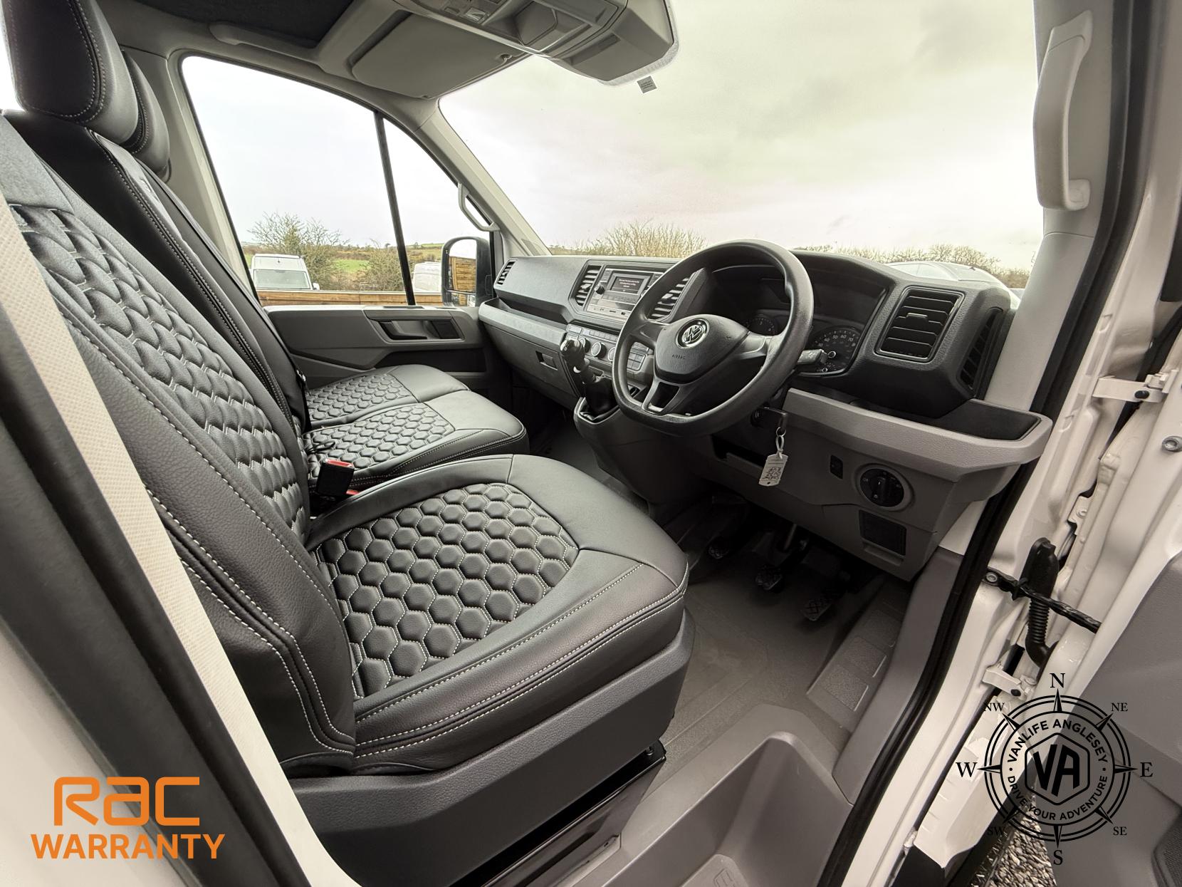 Volkswagen Crafter Diesel heater-Toilet-Sink-Hob-Fix bed-Wardrobe-Overhead lockers- Aircon