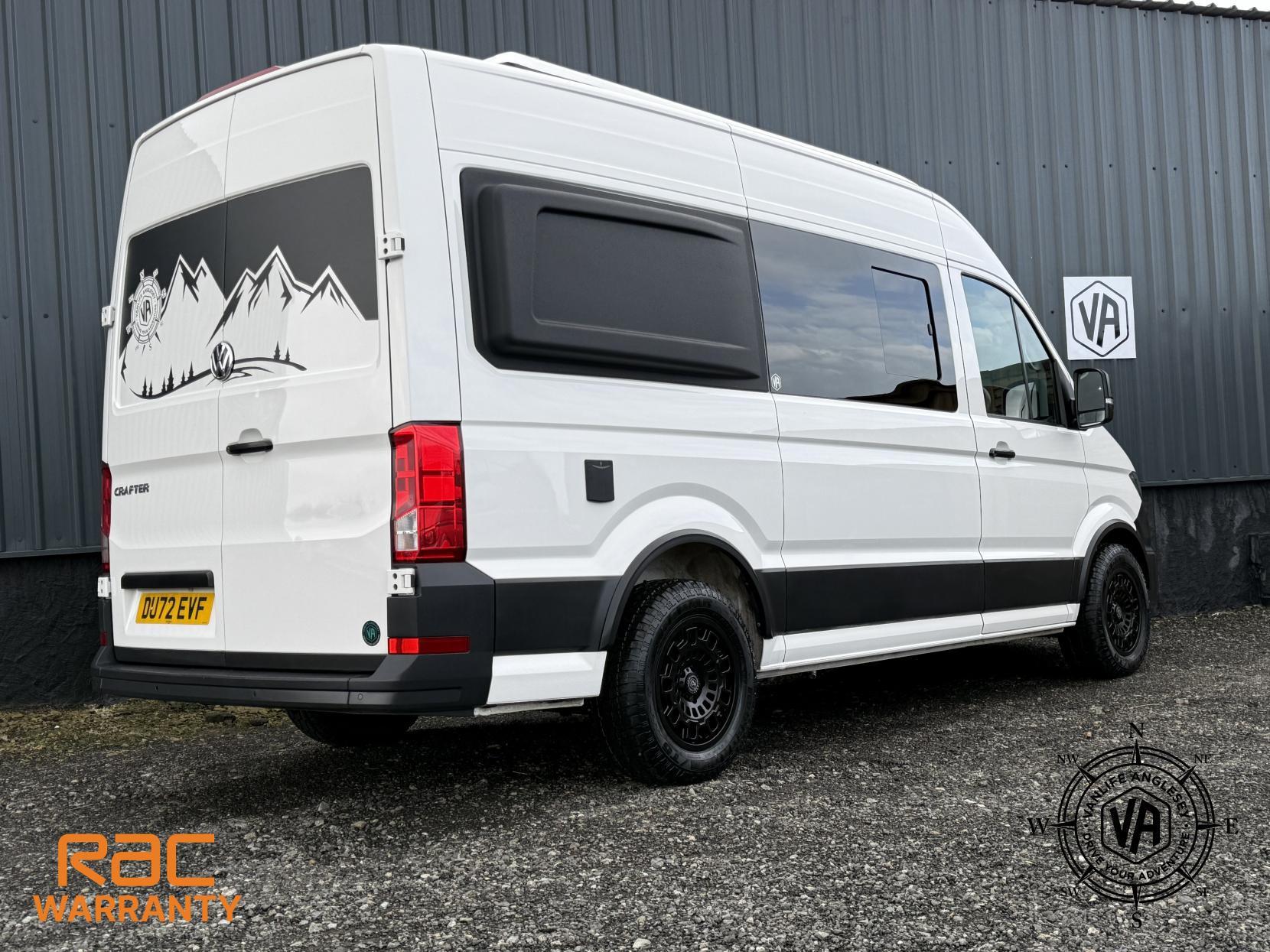 Volkswagen Crafter Diesel heater-Toilet-Sink-Hob-Fix bed-Wardrobe-Overhead lockers- Aircon