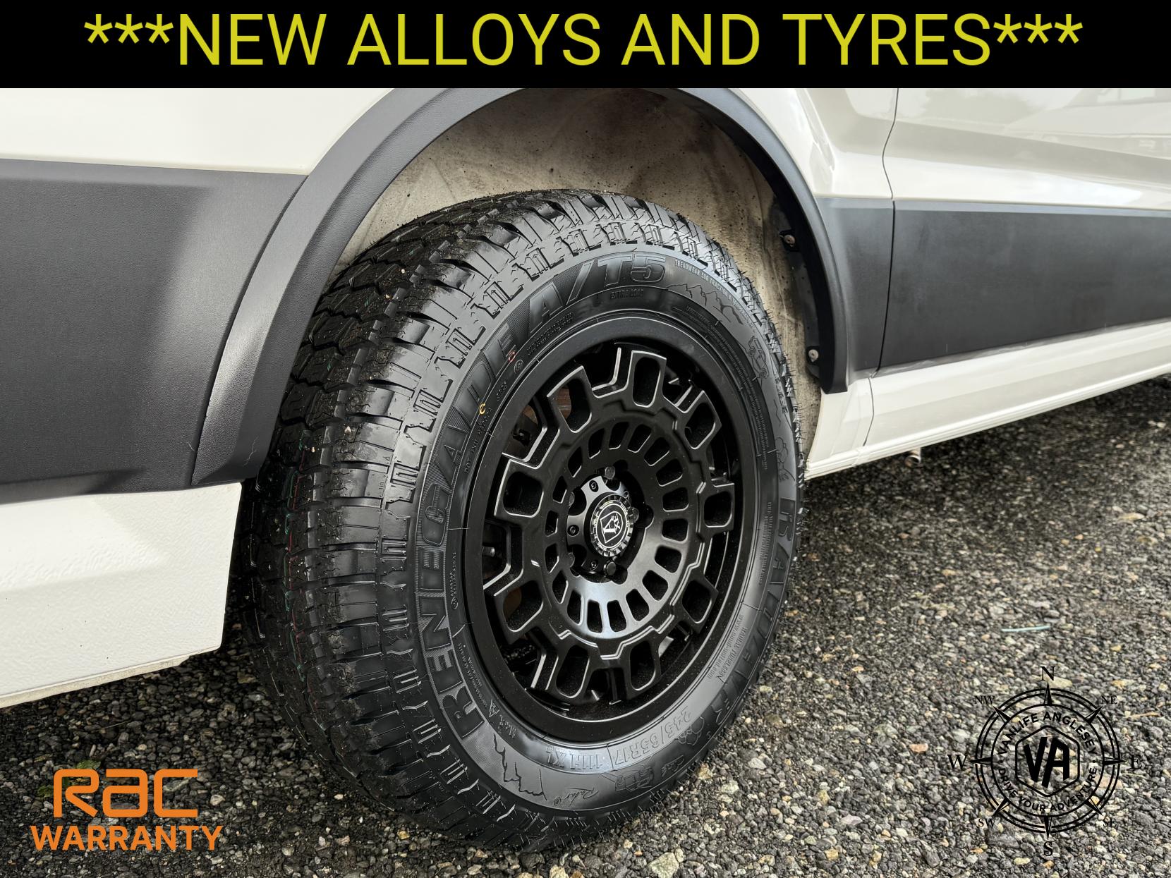 Volkswagen Crafter Diesel heater-Toilet-Sink-Hob-Fix bed-Wardrobe-Overhead lockers- Aircon