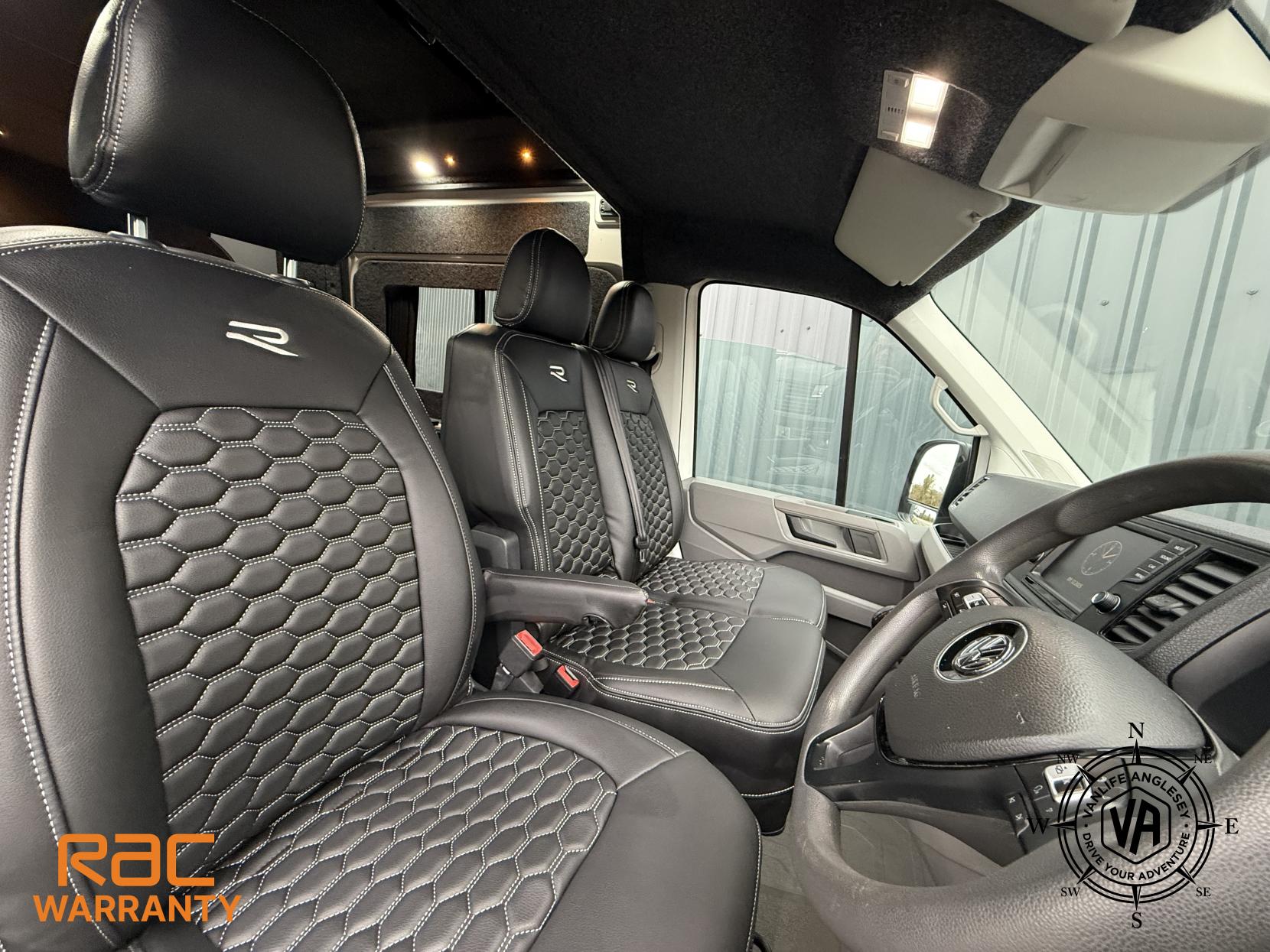 Volkswagen Crafter Diesel heater-Toilet-Sink-Hob-Fix bed-Wardrobe-Overhead lockers-Aircon-Satnav