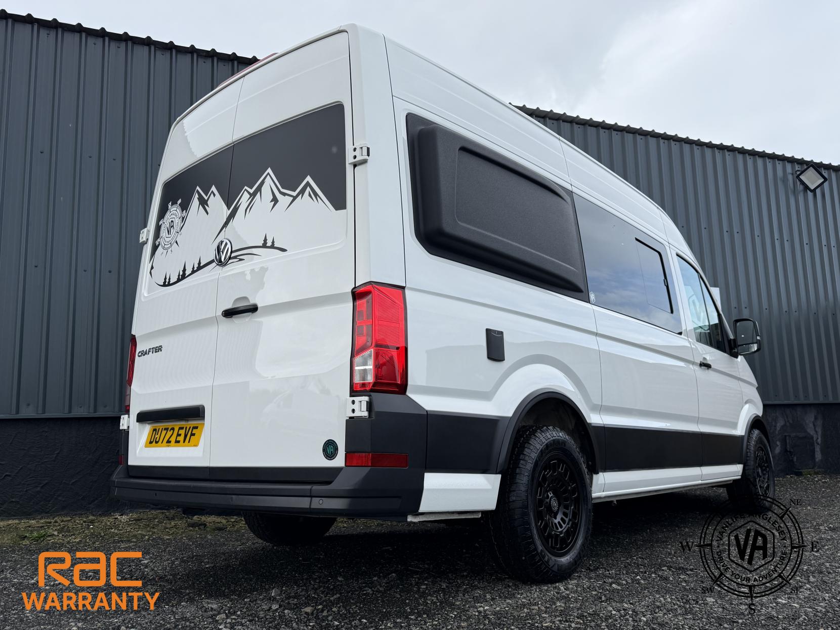 Volkswagen Crafter Diesel heater-Toilet-Sink-Hob-Fix bed-Wardrobe-Overhead lockers- Aircon