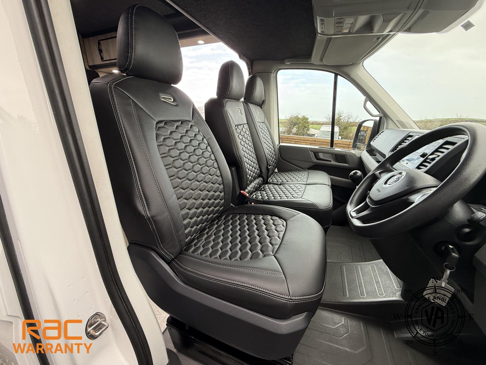 Volkswagen Crafter Diesel heater-Toilet-Sink-Hob-Fix bed-Wardrobe-Overhead lockers- Aircon