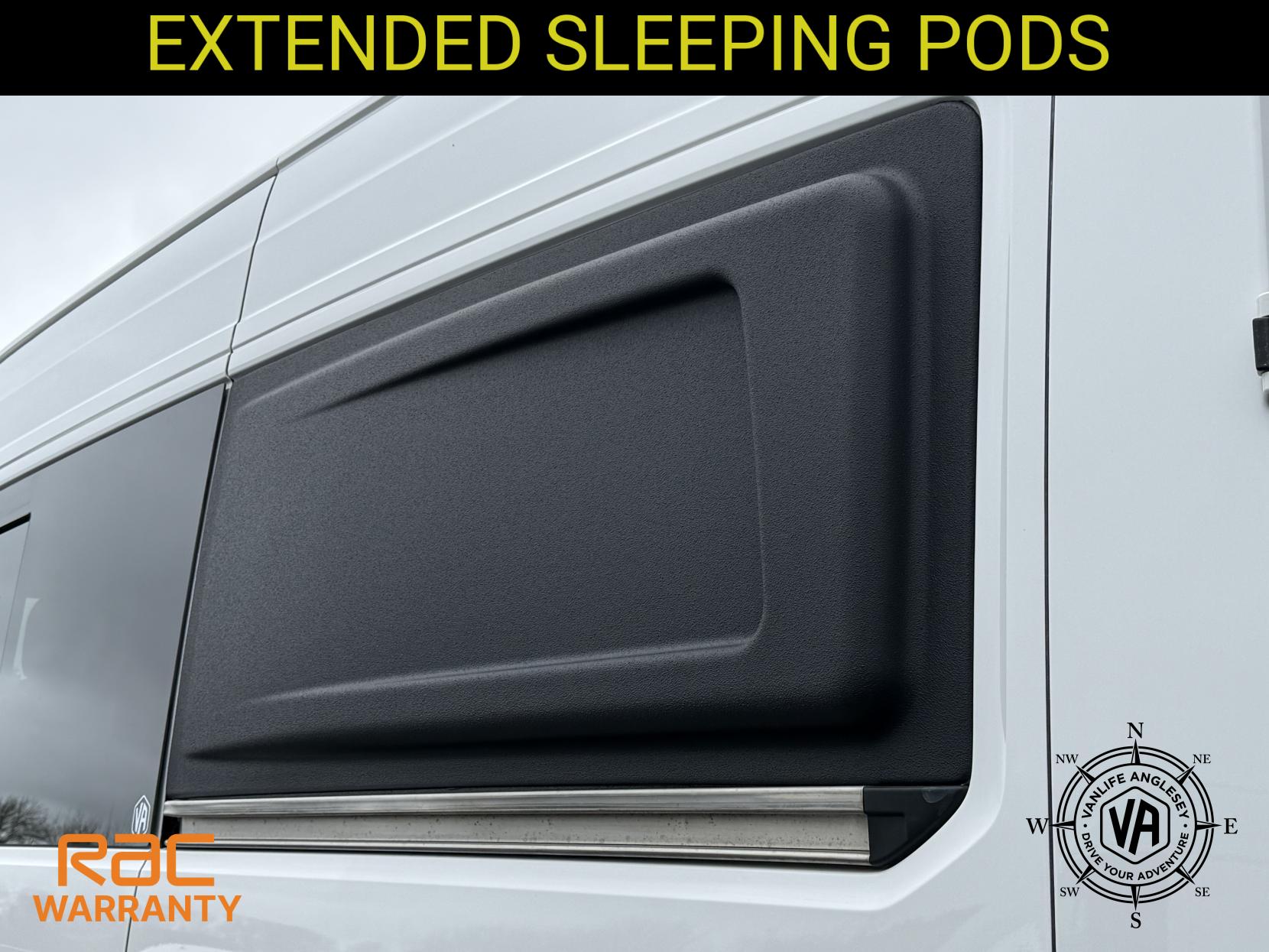 Volkswagen Crafter Diesel heater-Toilet-Sink-Hob-Fix bed-Wardrobe-Overhead lockers- Aircon